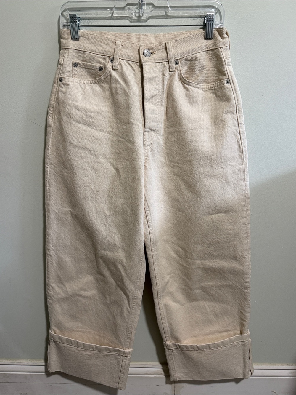 COS Facade Turn Up Jeans Size 25